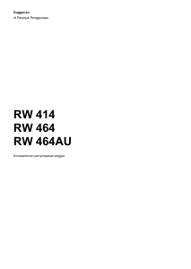 Panduan Gaggenau RW464301 Lemari Anggur