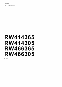 מדריך Gaggenau RW466365 ארון יין