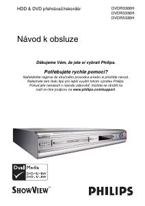 Manuál Philips DVDR3300H Přehrávač DVD