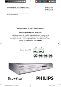 Manuál Philips DVDR3365 Přehrávač DVD