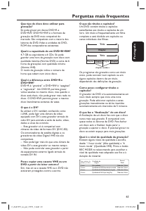 Manual Philips DVDR3365 Leitor de DVD