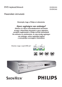 Használati útmutató Philips DVDR3365 DVD-lejátszó