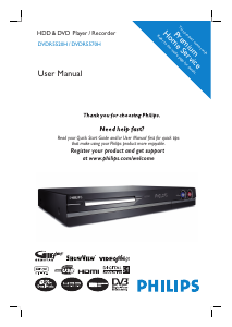 Manual Philips DVDR5520H DVD Player