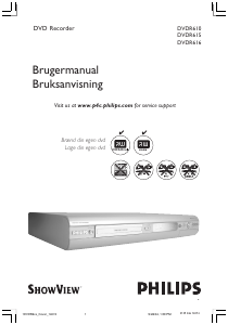 Bruksanvisning Philips DVDR616 DVD-spiller