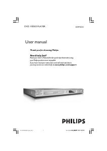 Handleiding Philips DVP3010 DVD speler