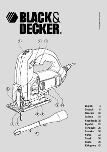 Käyttöohje Black and Decker KS999EK Kuviosaha