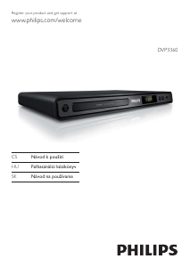Manuál Philips DVP3360 Přehrávač DVD