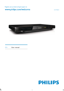 Manual Philips DVP3800 DVD Player