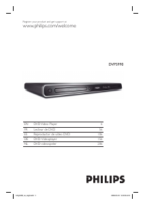 Manual Philips DVP5990 DVD Player