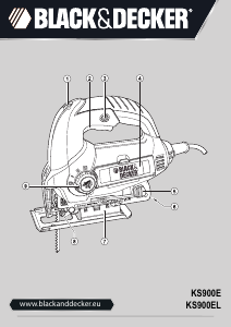 Bruksanvisning Black and Decker KS900EL Stikksag