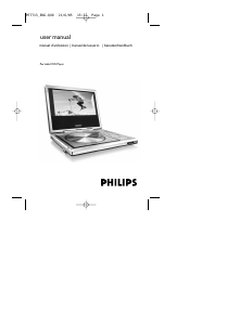 Manual de uso Philips PET715 Reproductor DVD