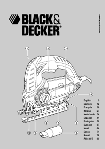 Manual de uso Black and Decker KS850SL Sierra de calar
