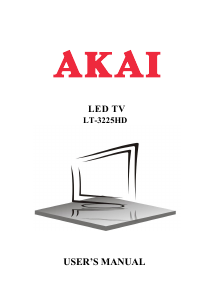 Manual Akai LT-3225HD Televizor LED