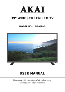Manual Akai LT-3908AD LED Television