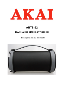 Manual Akai ABTS-22 Difuzor