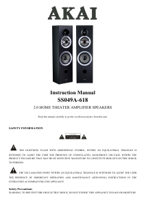 Manual Akai SS049A-618 Speaker