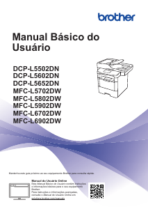 Manual Brother MFC-L6702DW Impressora multifunções