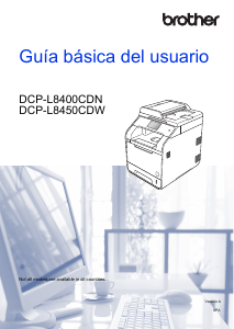 Manual de uso Brother DCP-L8400CDN Impresora multifunción