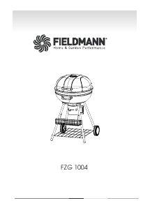 Руководство Fieldmann FZG 1004 Барбекю