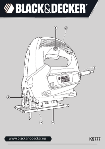 Manual Black and Decker KS777 Serra de recortes