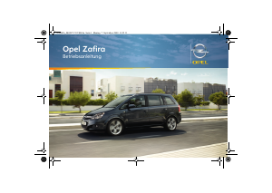 Bedienungsanleitung Opel Zafira (2009)