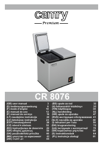 Manuál Camry CR 8076 Chladicí box