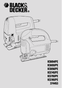 Εγχειρίδιο Black and Decker KS745PE Σέγα