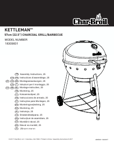 Instrukcja Char-Broil 18309001 Kettleman Grill