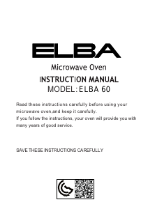 Manual Elba ELBA60 Microwave