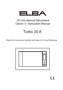Εγχειρίδιο Elba Turbo 30 A Φούρνος μικροκυμάτων