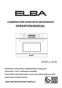 Manual Elba LUX46 Microwave