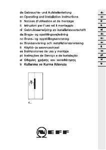 Priročnik Neff K3990X7GB Hladilnik in zamrzovalnik