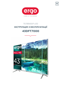 Посібник Ergo 43DFT7000 Світлодіодний телевізор