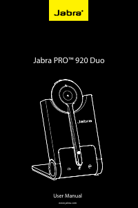 Manual Jabra PRO 920 Duo Headset