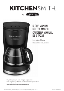 Manual de uso Kitchensmith 12036 Máquina de café