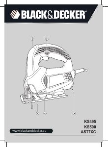 Instrukcja Black and Decker KS495 Wyrzynarka