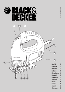 Bruksanvisning Black and Decker KS480PE Stikksag