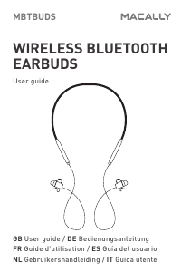 Manual de uso Macally MBTBUDS Auriculares