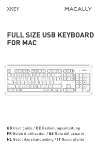 Bedienungsanleitung Macally XKEY Tastatur