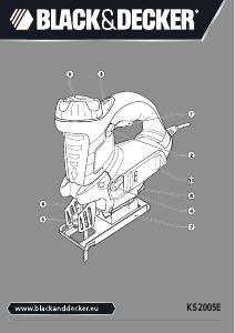 Manual Black and Decker KS2005EK Jigsaw