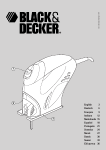 Manual de uso Black and Decker KS100K Sierra de calar
