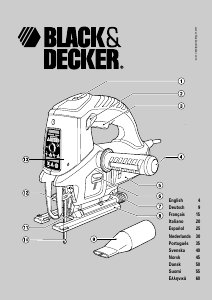 Mode d’emploi Black and Decker KS1000E Scie sauteuse