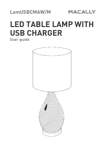 Manual Macally LAMPUSBCMAW Lamp
