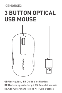 Manuale Macally ICEMOUSE3 Mouse