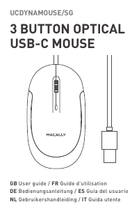 Manual de uso Macally UCDYANMOUSE Ratón