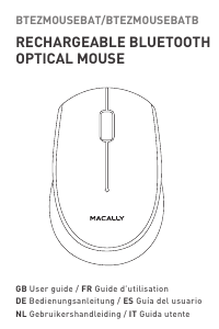 Manuale Macally BTEZMOUSEBAT Mouse