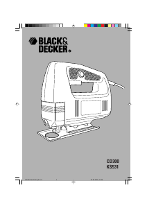 Manual de uso Black and Decker CD300 Sierra de calar