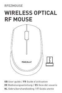 Handleiding Macally RFEZMOUSE Muis