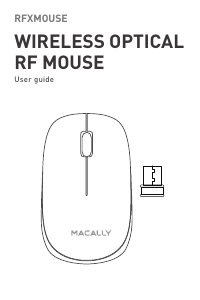 Handleiding Macally RFXMOUSE Muis