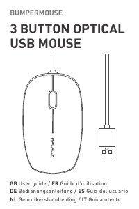 Manuale Macally BUMPERMOUSE Mouse